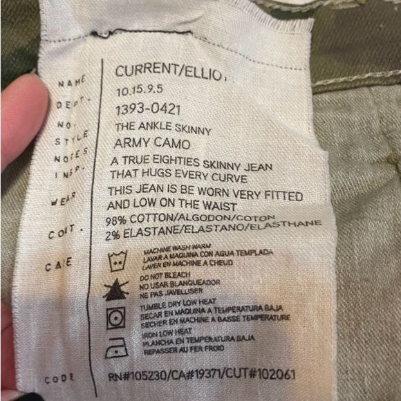 🔻SALE🔻CURRENT/ELLIOTT🔹EXCELLENT CONDITION - Picture 5 of 6